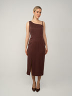 Sukienka Asymetryczna Midi