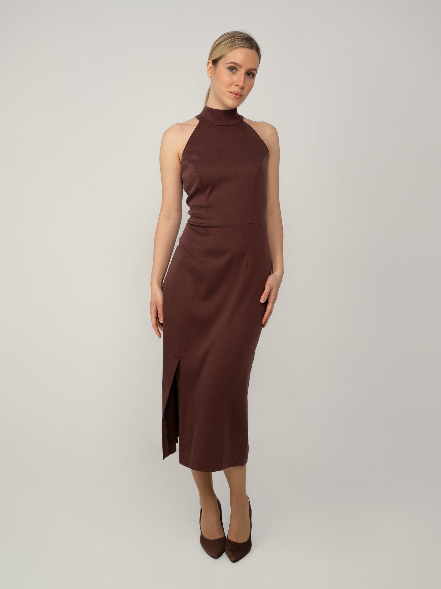 Sukienka Halter Neck Midi