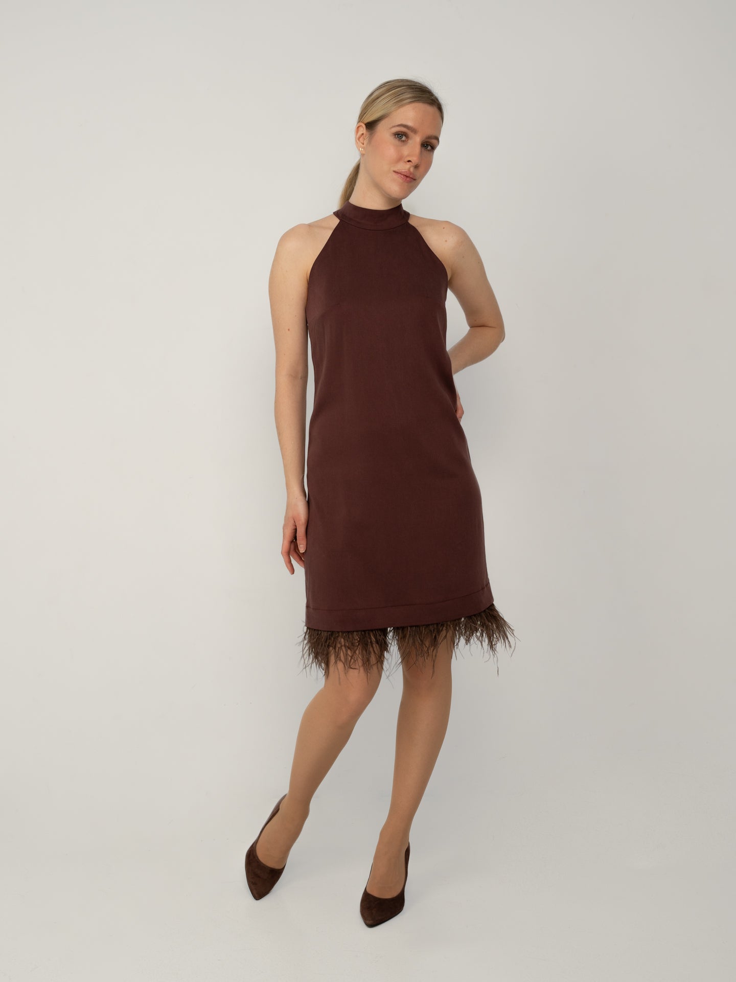 Sukienka Halter Neck Mini