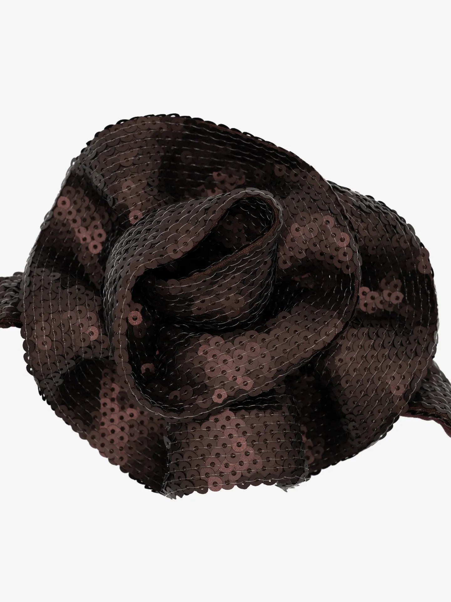 Róża z cekinów na pasku