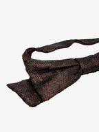 Kokardka na pasku z cekinów