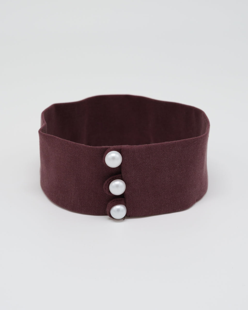 Choker Bordowy – zdjęcie produktowe