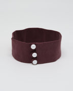 Choker Bordowy – zdjęcie produktowe